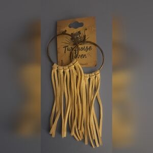 Yellow Fringe Earrings